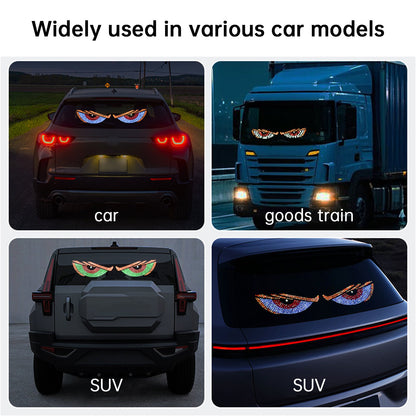 Luce LED dinamica per camion e auto con occhio del diavolo a schermo LED