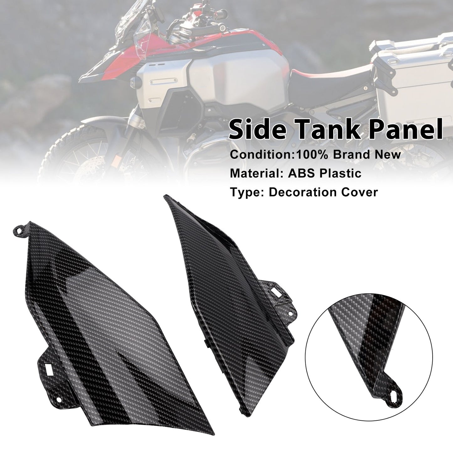 Carenatura del pannello centrale del serbatoio laterale BMW R1300GS 2024-2025