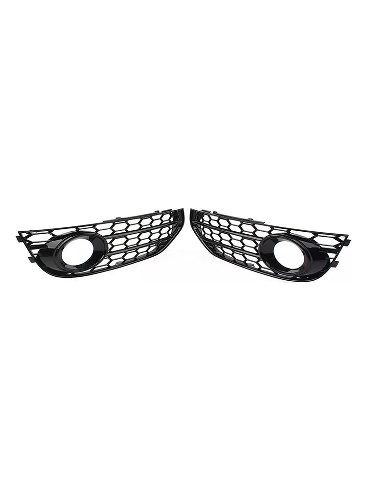 Griglia fendinebbia a nido d'ape per paraurti anteriore Audi A4 Allroad B8 2010-2015, nera