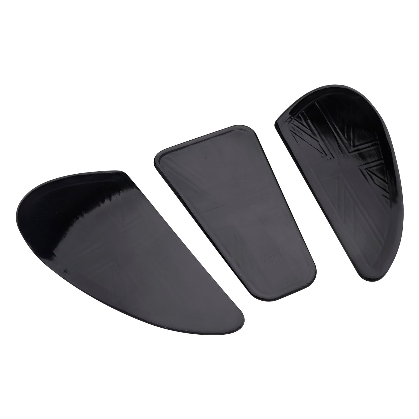 3x ginocchiere personalizzate per serbatoio benzina Union Jack per Bonneville T100 T120 Bobber