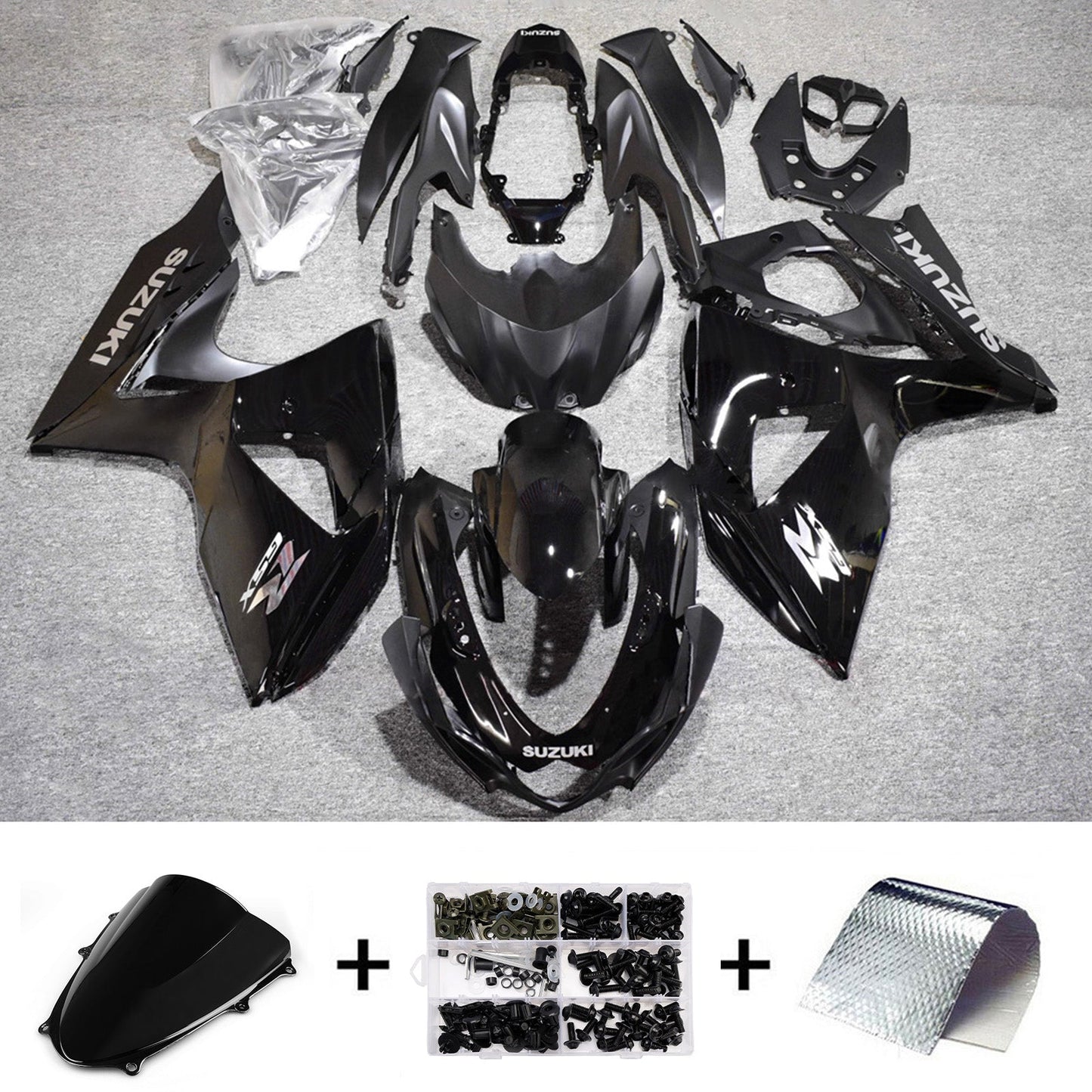 Kit carenatura iniezione plastica ABS per Suzuki GSXR1000 2009-2016 K9