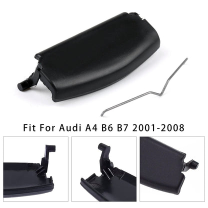 Chiusura coperchio bracciolo centrale console nera Audi A4 B6 B7 2001-2008 8E0864245E