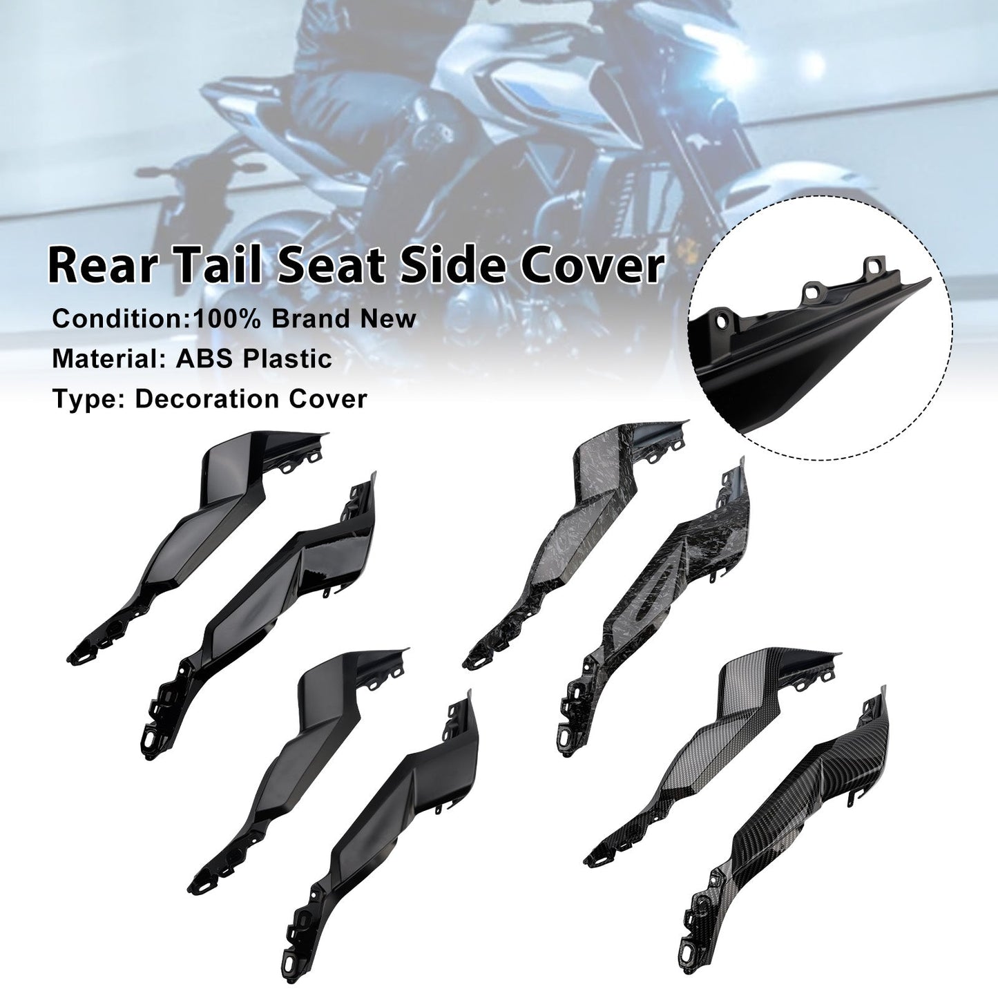 Carenatura laterale del codino posteriore Yamaha YZF-R3 R25 MT-03 2025-2026