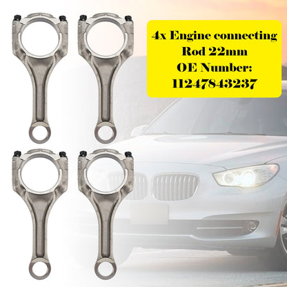4x Biella motore 22mm per BMW 550i 650i F07 F10 F85 N63N S63N 4.4 V8
