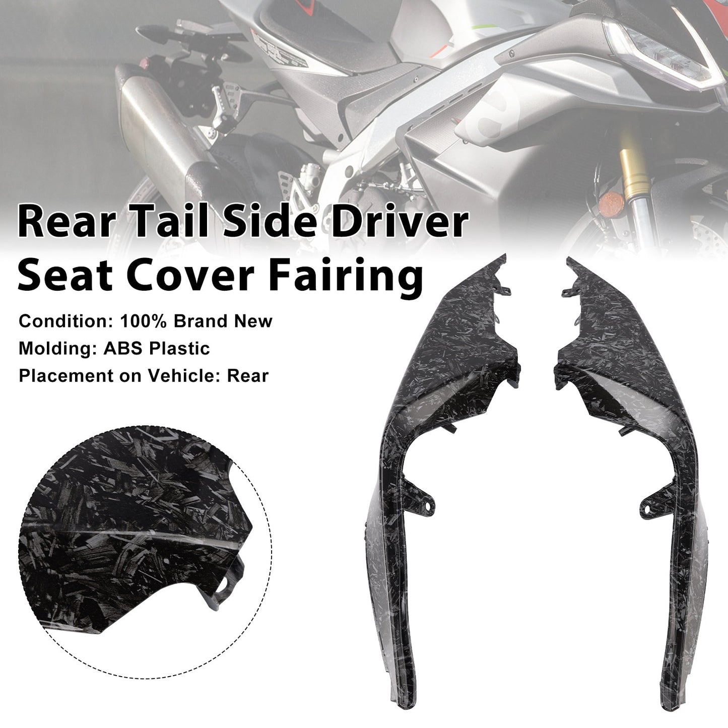 Carenatura coprisella lato passeggero Aprilia RSV4 2021-2024