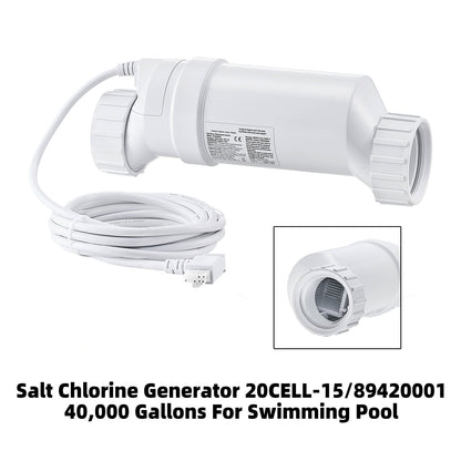 Generatore di cloro salino 20CELL-15/89420001 da 40.000 galloni per piscina