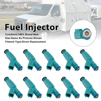 10 iniettori di carburante per Ford E-350 E-450 Super Duty 2004-2009 0280156217