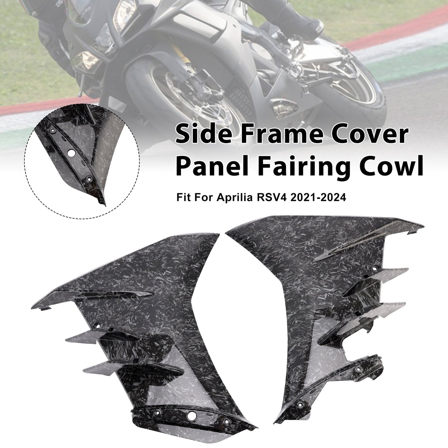 Pannello di copertura del telaio laterale per Aprilia RSV4 2021-2024