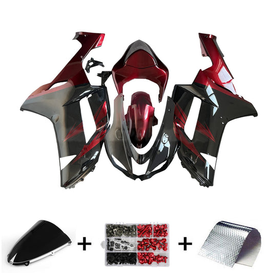 Kit carenatura iniezione in plastica ABS adatto per Kawasaki ZX6R 636 2007-2008