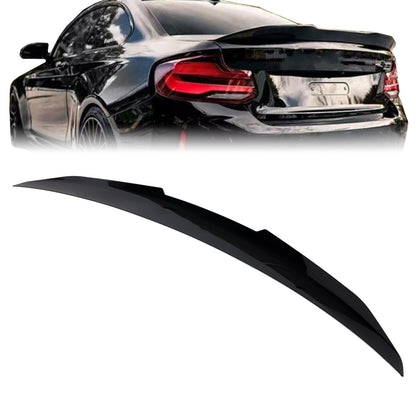 Spoiler posteriore nero lucido per BMW Serie 2 F22 F87 14-21 Coupé PSM Style