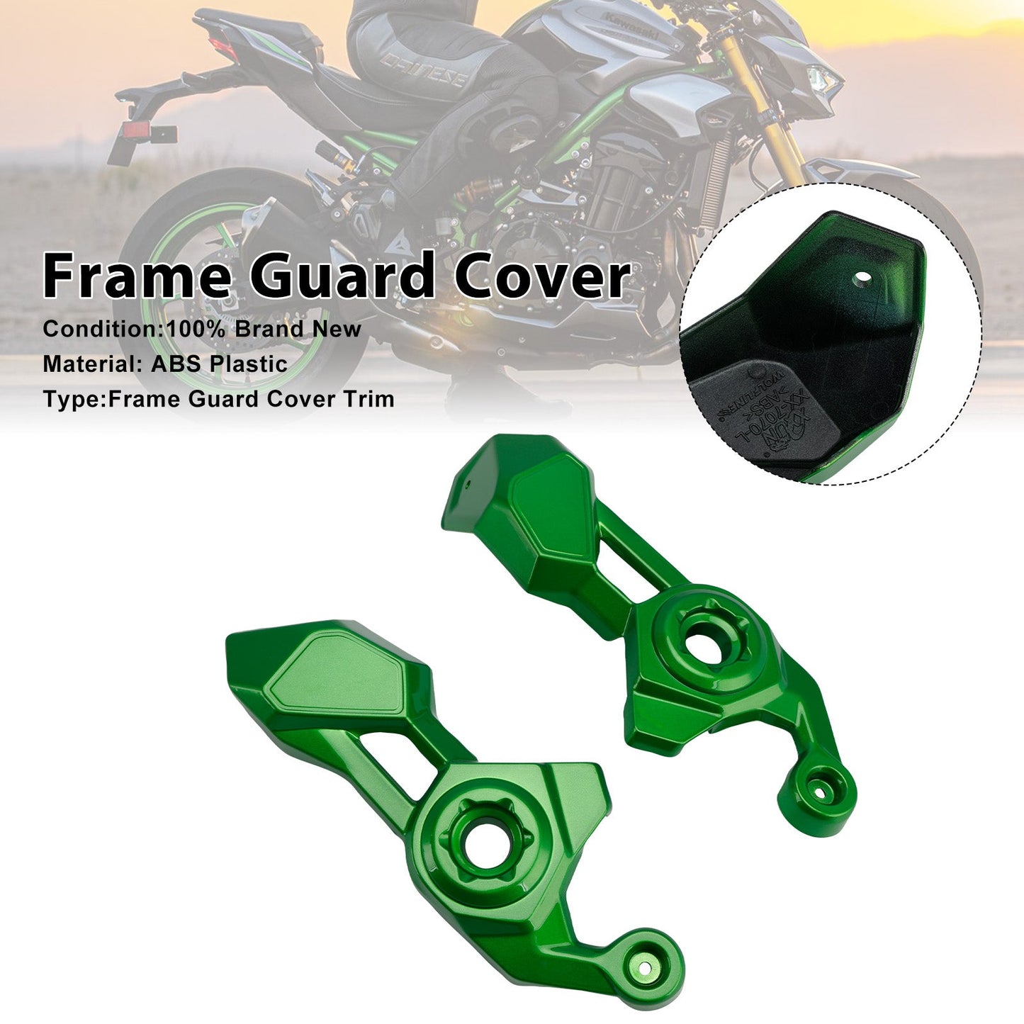 Carenatura di protezione del pannello di copertura laterale del telaio per Kawasaki Z900 2025-2026