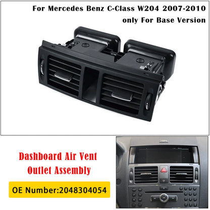 Mercedes Benz W204 versione base 2007-2010 gruppo presa d'aria cruscotto 2048304054