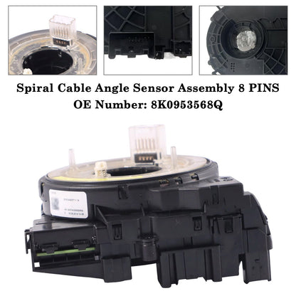 Gruppo sensore angolare cavo a spirale Audi allroad 2013-2016 8 PIN 8K0953568Q