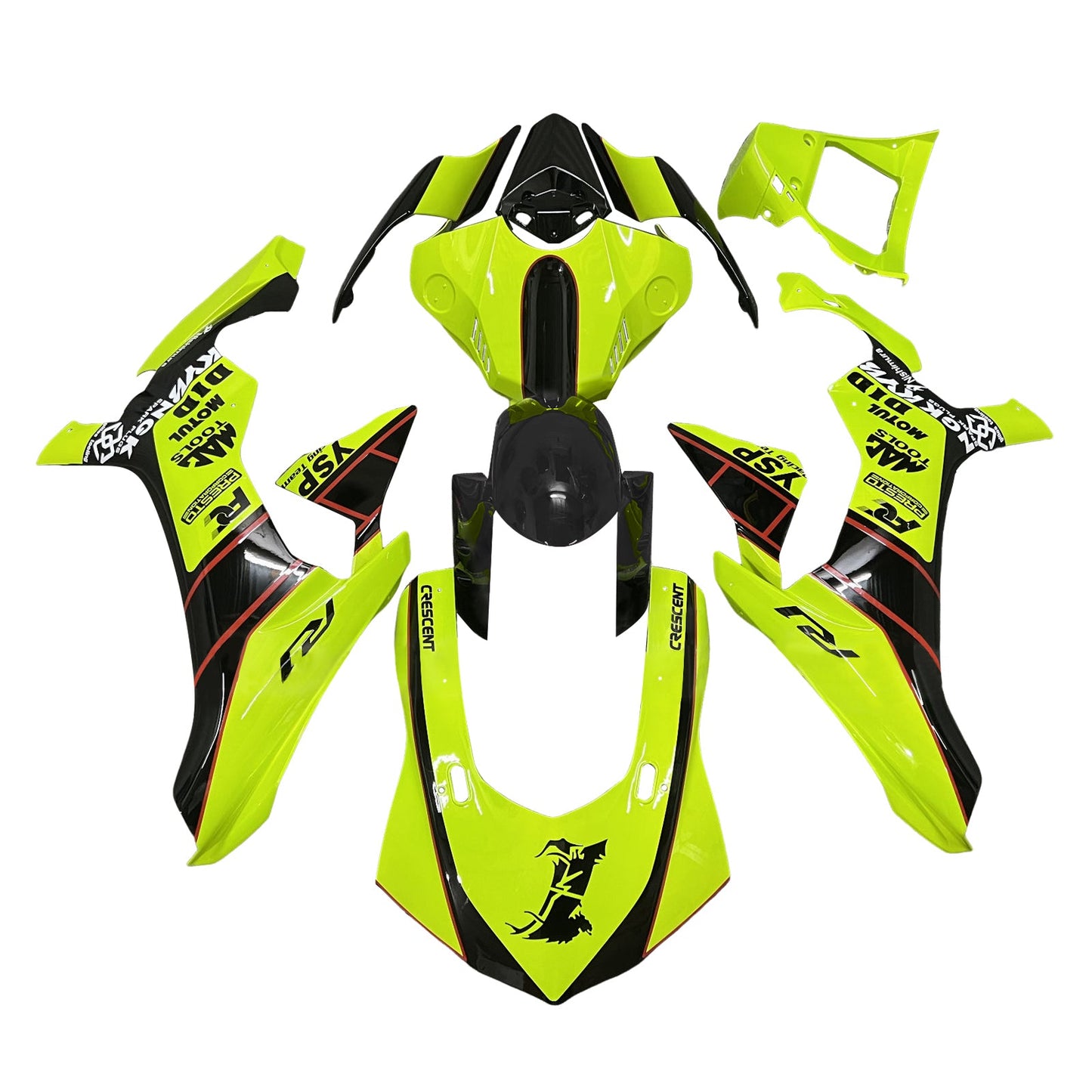 Kit carenatura iniezione plastica ABS per Yamaha YZFR1 YZF-R1 2015-2019