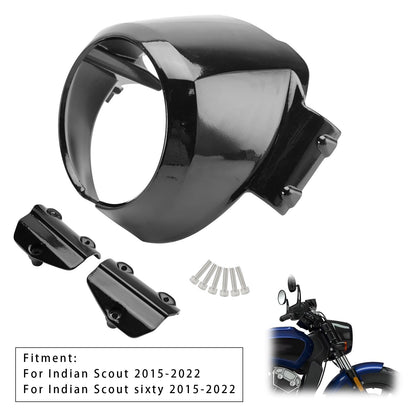 2015-2022 Indian Scout Parabrezza Lunetta del faro Carenatura superiore adatta per