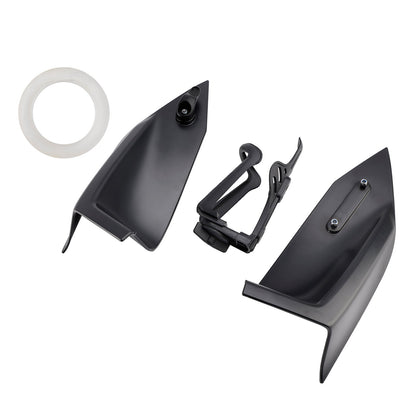Gancio porta casco e porta bottiglia per Yamaha X-Max 300 2023-2025 nero