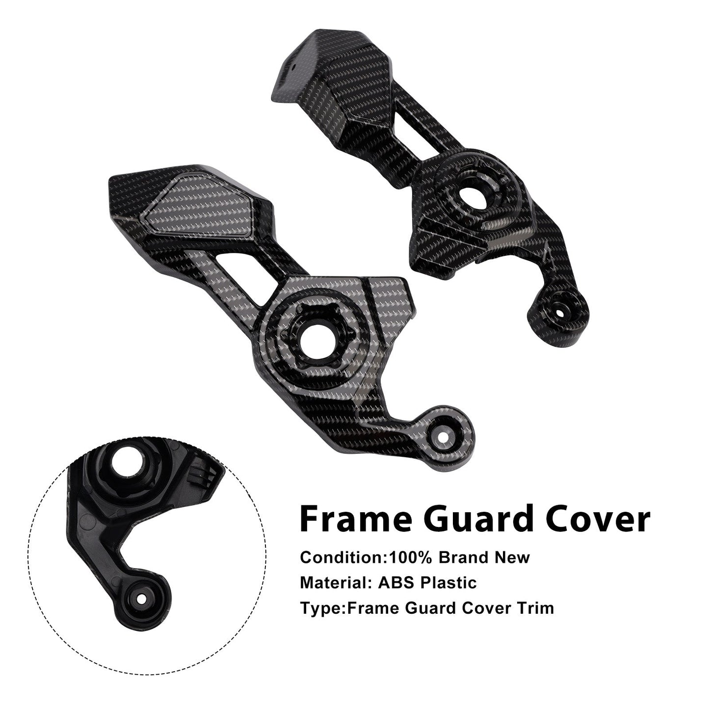 Carenatura di protezione del pannello di copertura laterale del telaio per Kawasaki Z900 2025-2026