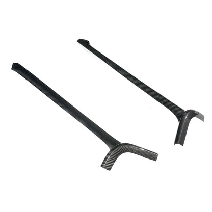 Cornice di finitura per bocchetta d'aria laterale anteriore in fibra di carbonio per Mercedes-Benz Classe G G63 G550 (modelli dal 2025 in poi).