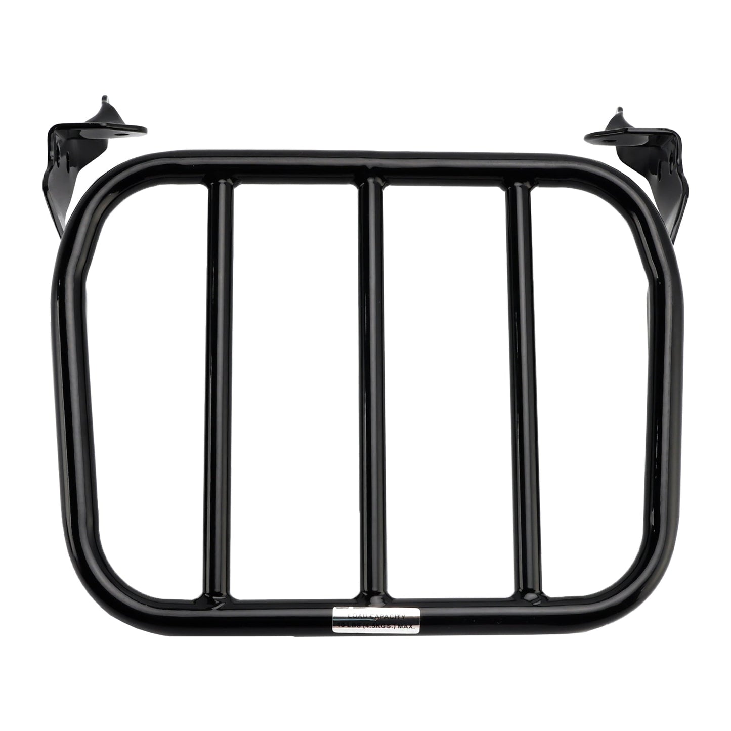Sissy Bar Sport Portapacchi per Fat Bob Low Rider Sport Glide 2018-2025 Nero