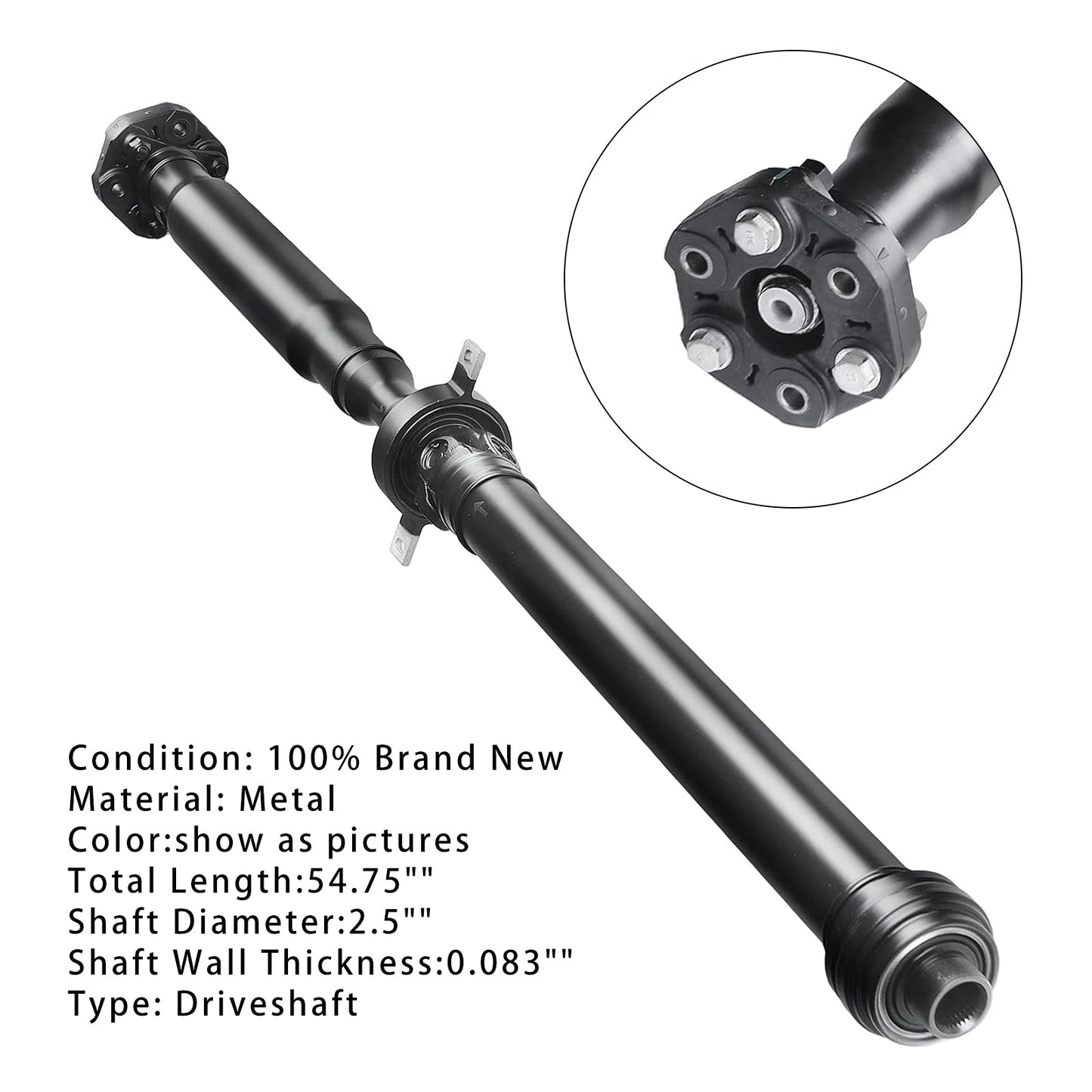 BMW X5 4.4L 2011-2018 Albero di trasmissione posteriore Gruppo albero di trasmissione 26107589129 986-384