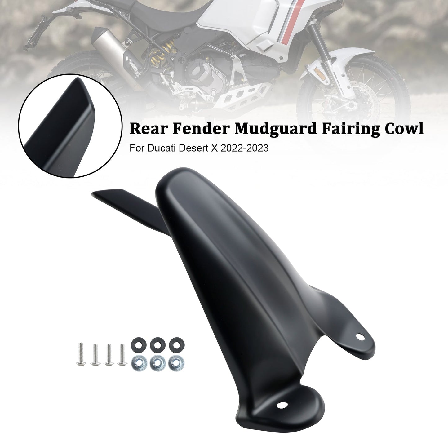 Carenatura parafango parafango posteriore Ducati Desert X 2022-2024