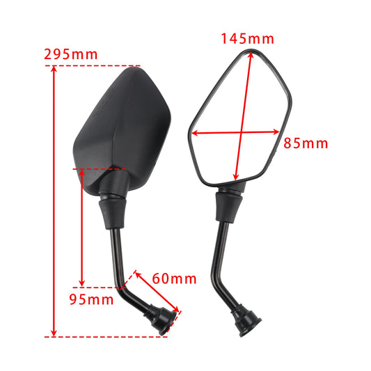 Coppia di specchietti retrovisori sinistro e destro per Honda VFR 800 X Crossrunner 2011-2020