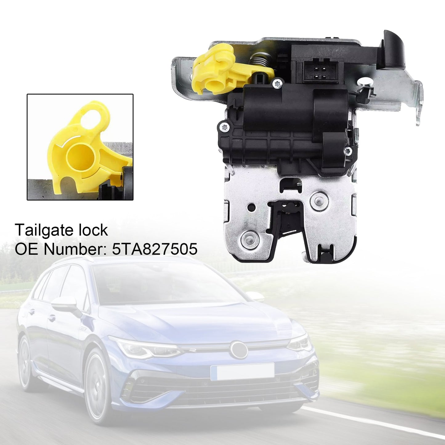 Serratura portellone posteriore 5TA827505 per VW Golf VIII Passat Tiguan Touran 5T1 Touareg Arteon