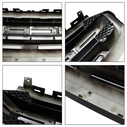 Matt Black Ranger Raccer Raptor Style Front Bumper Grill per Ford Ranger 2015-2019 T7