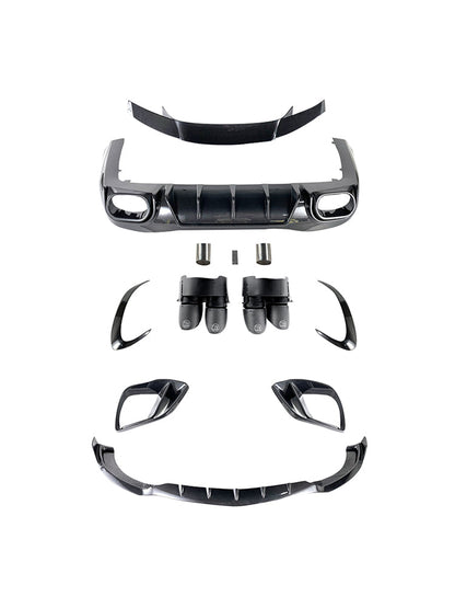 Kit carrozzeria paraurti in fibra di carbonio per Mercedes Benz AMG GT63 X290 4 porte, compatibile con i modelli 2021-2026.