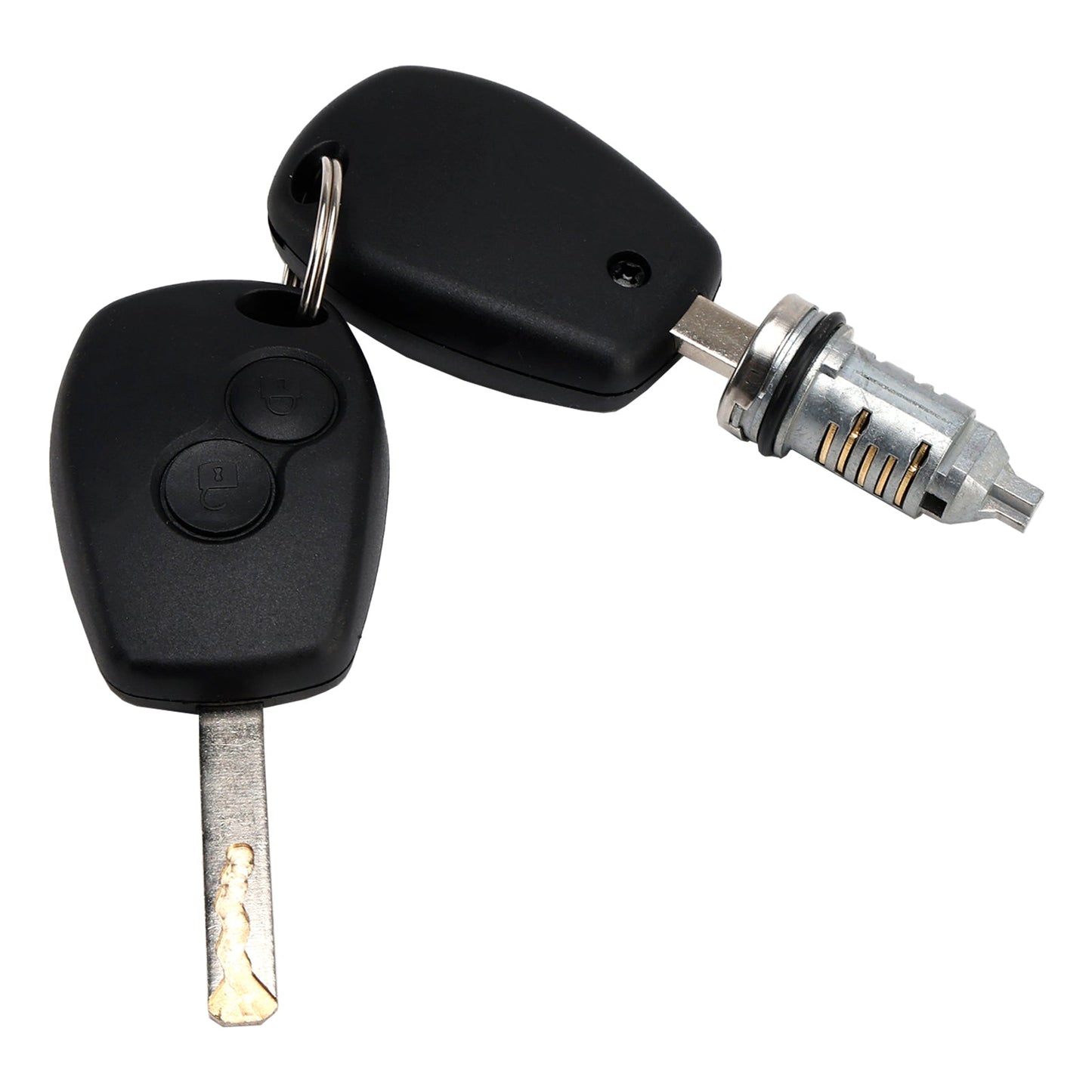 Cilindro di blocco accensione con 2 chiavi 806012544R per Renault Kangoo II Master III