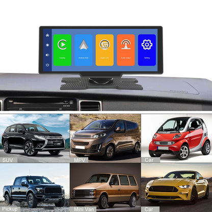 Sistema di navigazione per auto con display HD da 10,26 pollici, CarPlay, macchina all-in-one, telecamera a 12 LED