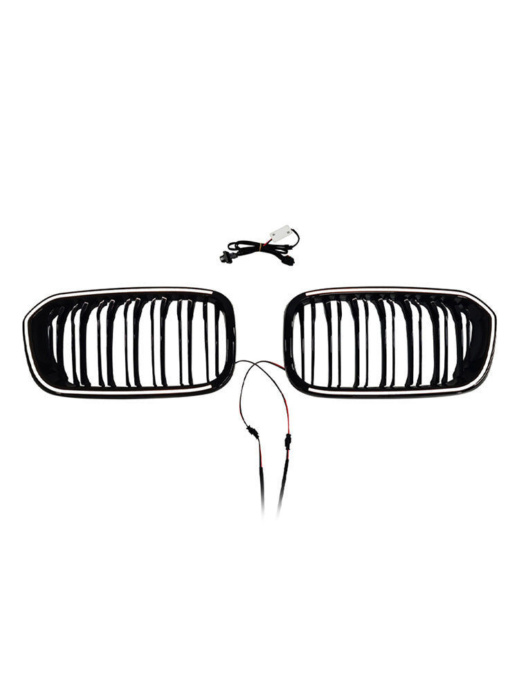 Griglia anteriore a doppio rene nera per BMW Serie 1 F20 F21 2015-2017.