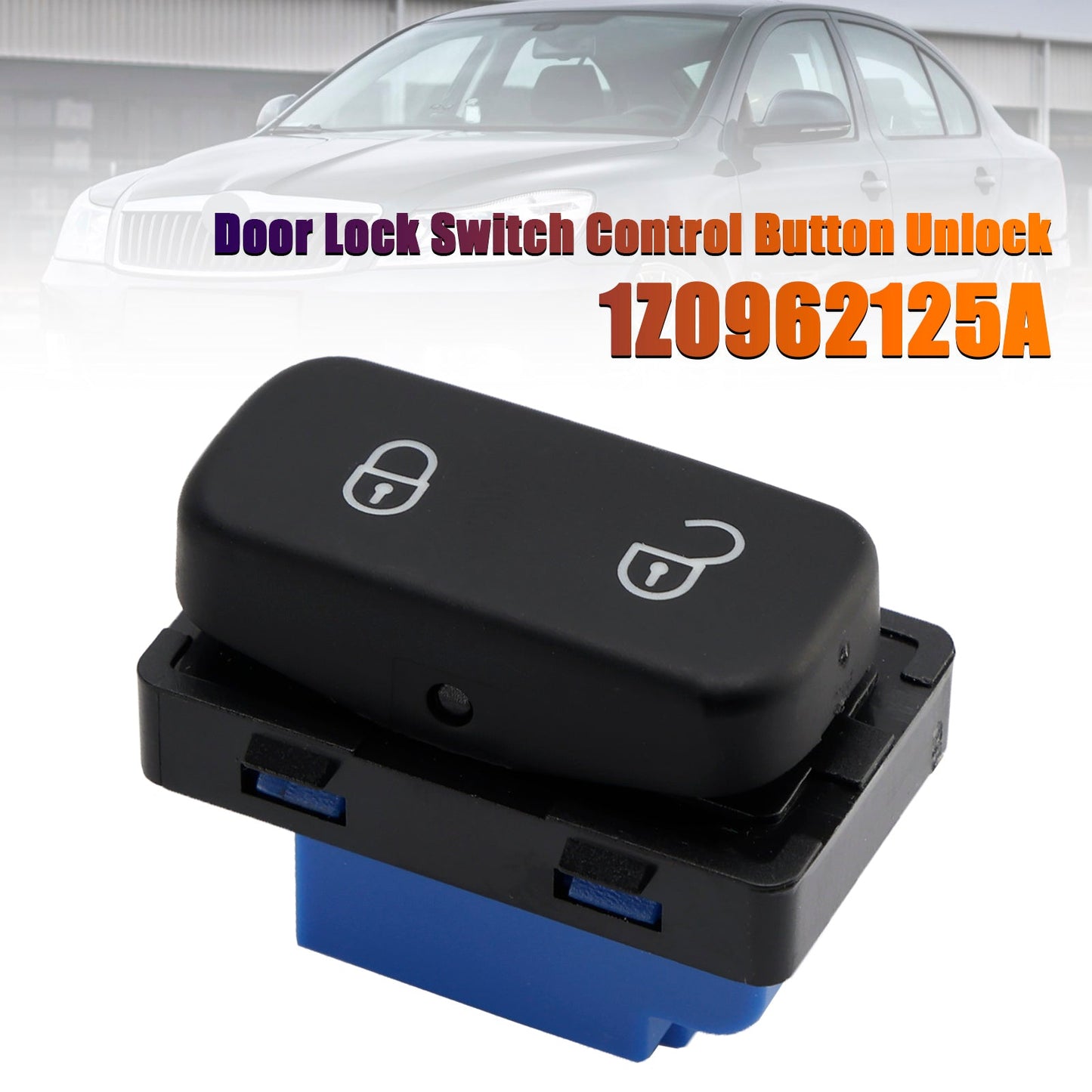 Interruttore di blocco porta, pulsante di sblocco 1Z0962125A per Skoda Yeti 2009-2017