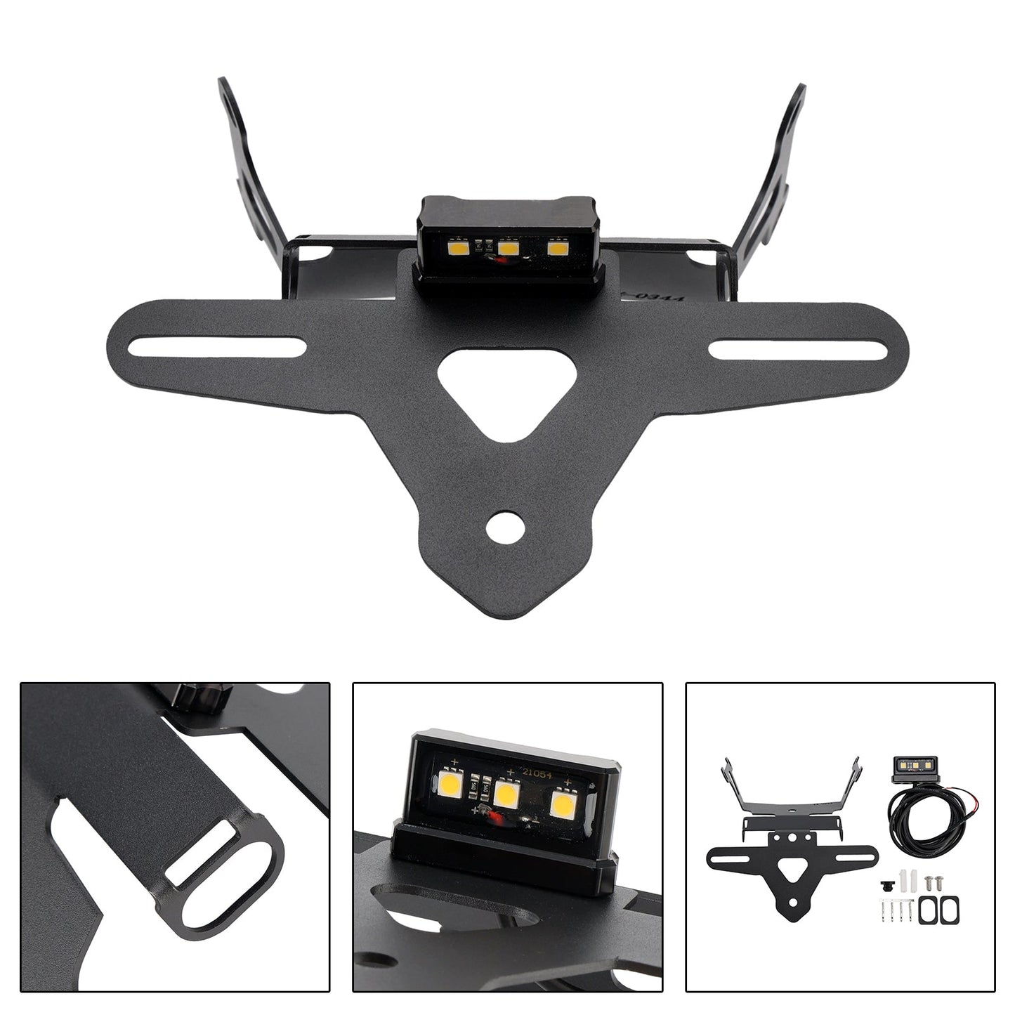 Supporto per telaio porta targa adatto per Honda CB650R CBR650R 2024-2025