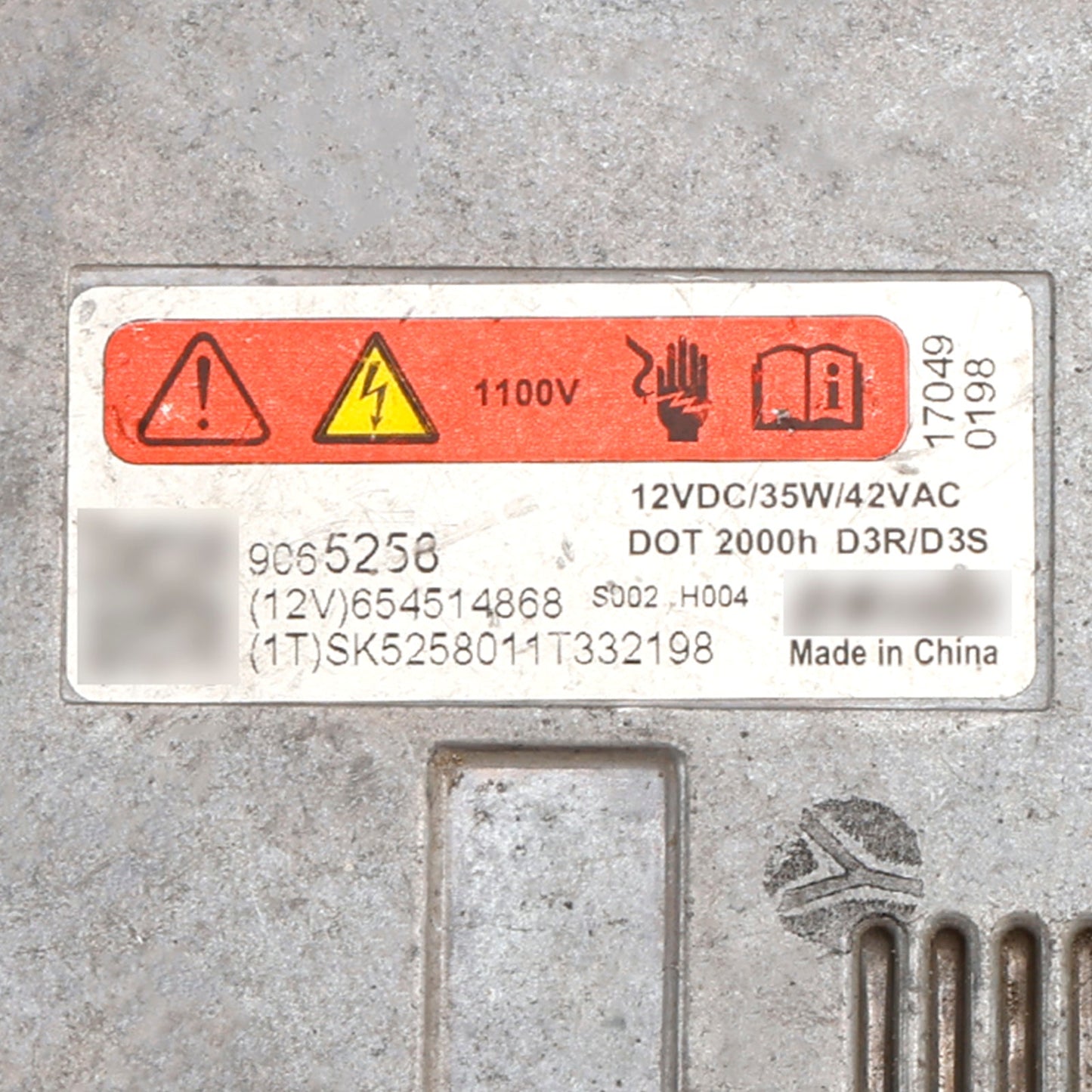 Centralina elettrica per fari allo xeno HID D3S 9065256 per Buick