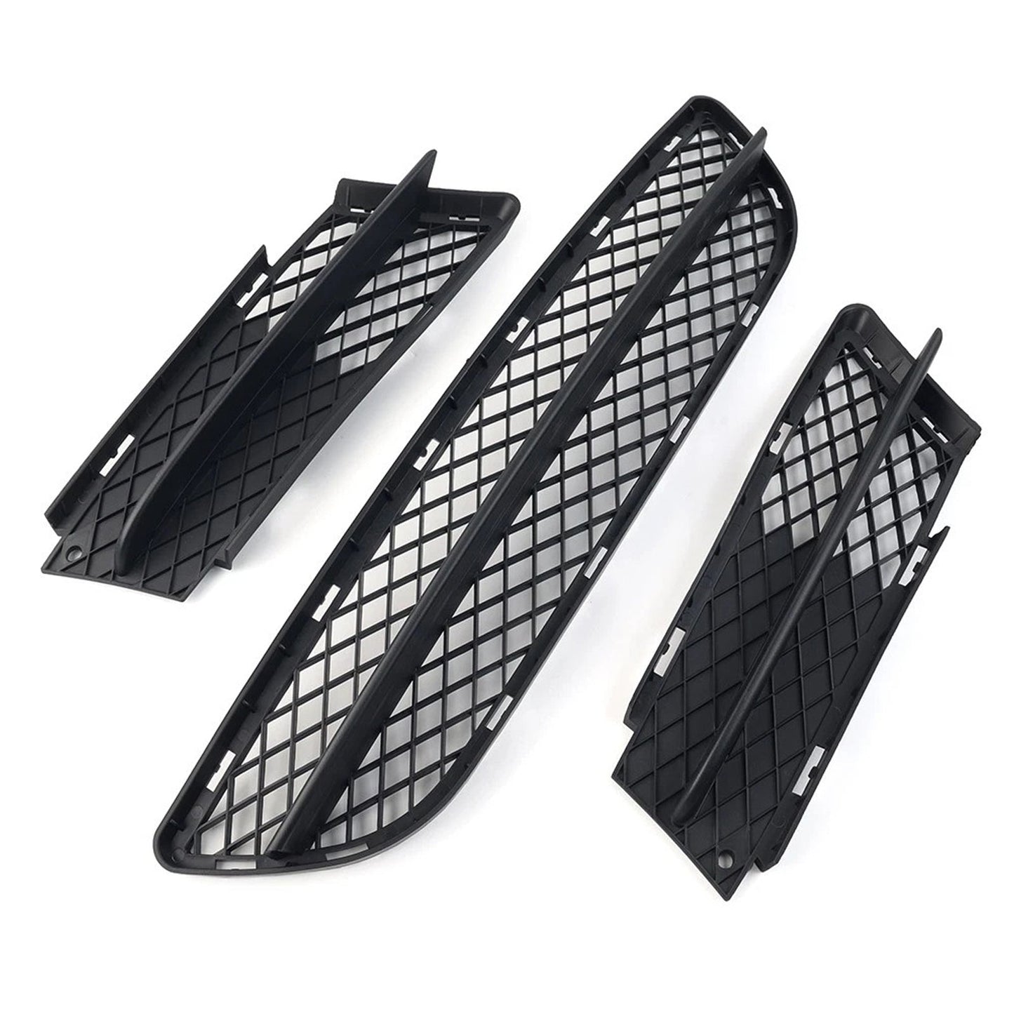 Set griglia inferiore paraurti anteriore per BMW Serie 3 E90 E91 2006-2008 51117134074