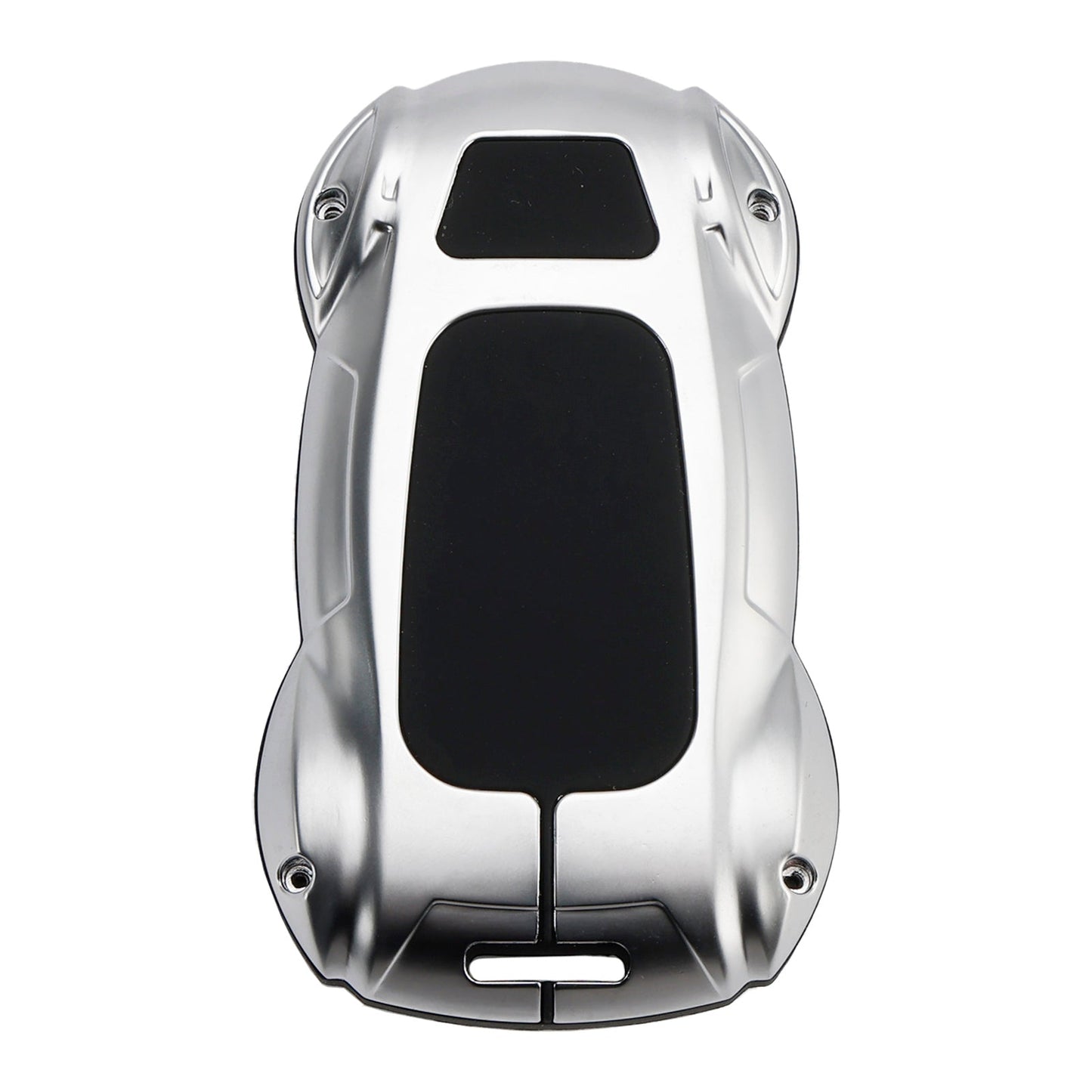 Custodia in lega di pelle e zinco per chiave auto argentata per Lexus ES260h/RX350h/LS500h