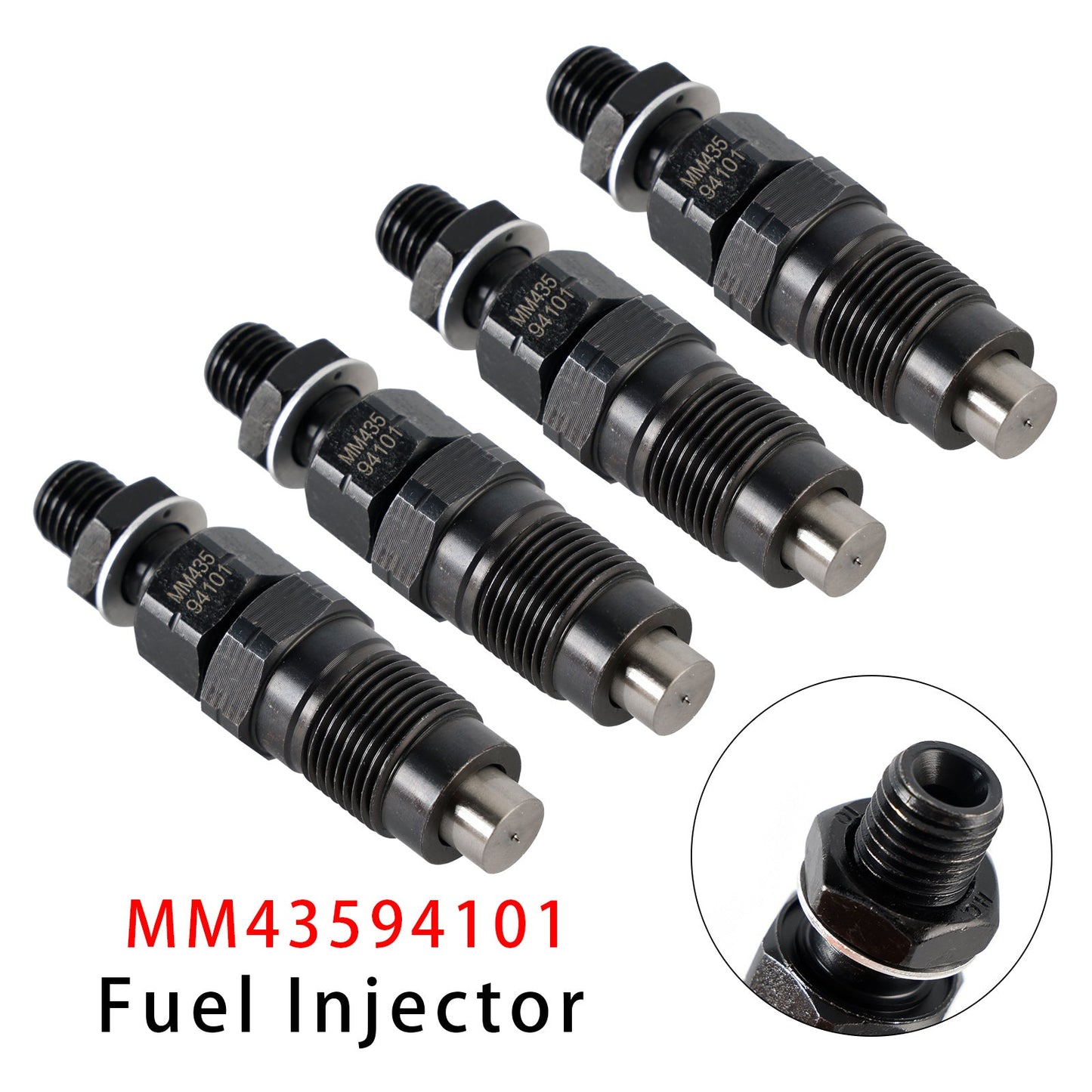 4 pezzi iniettori di carburante per motore Mitsubishi L2E L3E S3L S4L S4L2 MM43594101