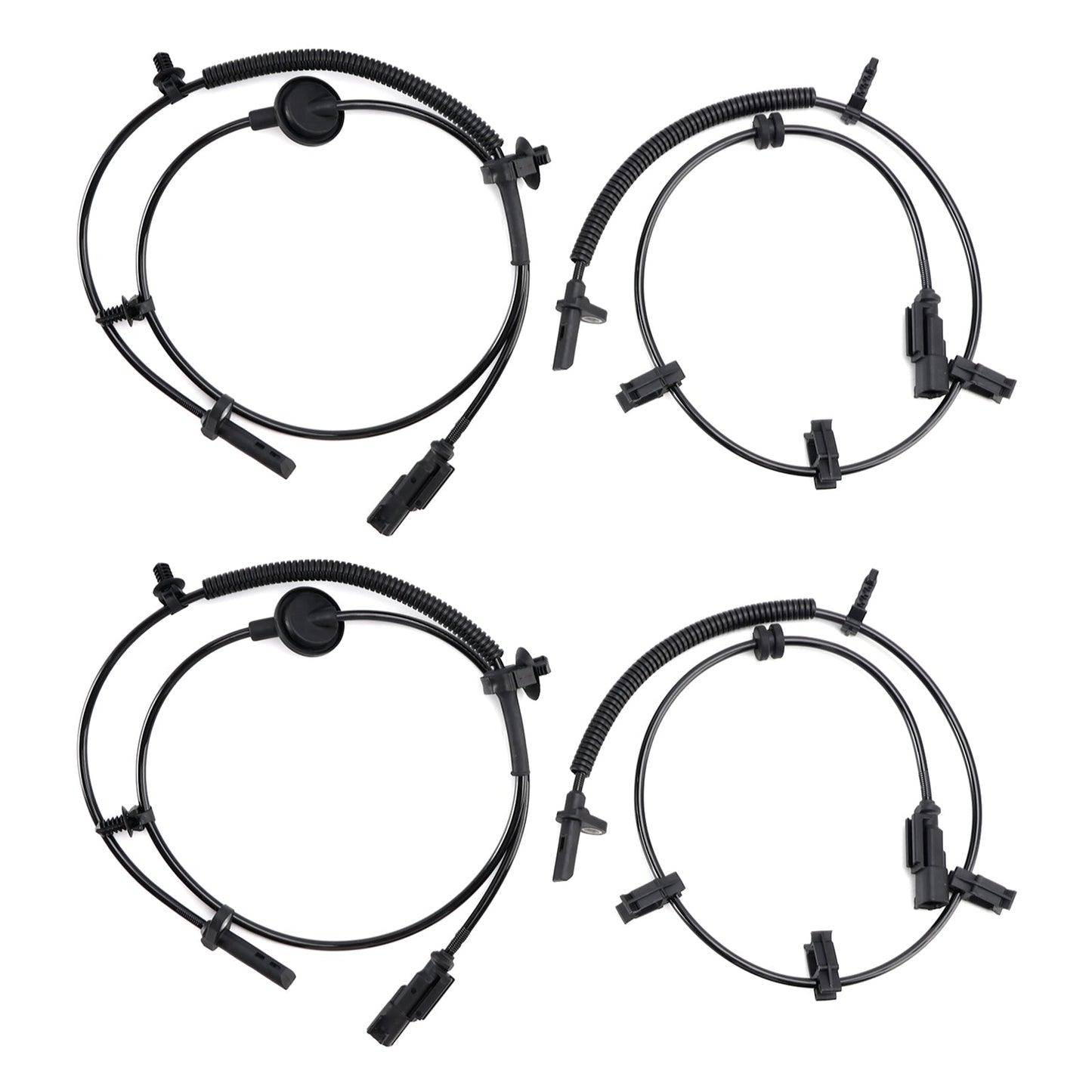 4 sensori di velocità ruota ABS anteriori e posteriori per Chevy Traverse 3.6L 2009-2017