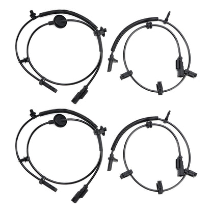 4 sensori di velocità ruota ABS anteriori e posteriori per Chevy Traverse 3.6L 2009-2017