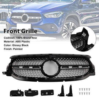 Per Mercedes-Benz H247 GLA250 GLA200 2020-2023 Griglia anteriore diamantata