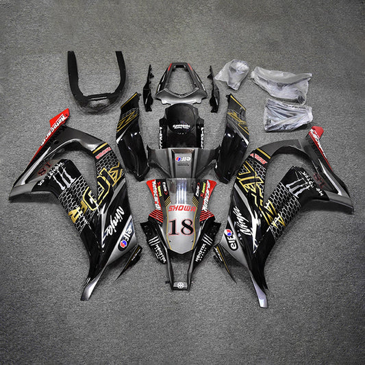 Kit carenatura iniezione in plastica ABS adatto per Kawasaki ZX10R 2011-2015