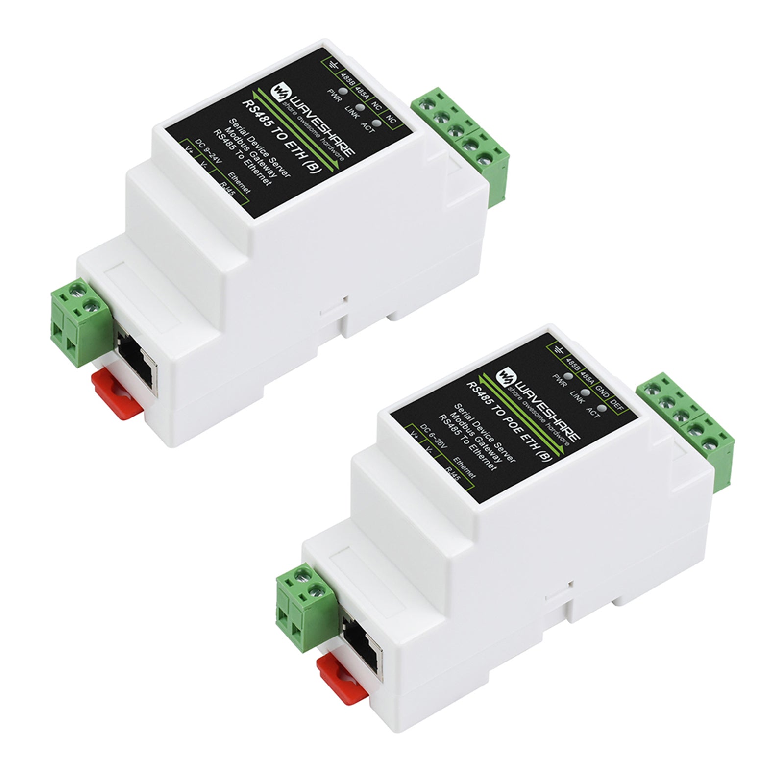 Modulo Ethernet RS485 a RJ45 di livello industriale, server multi-host ...