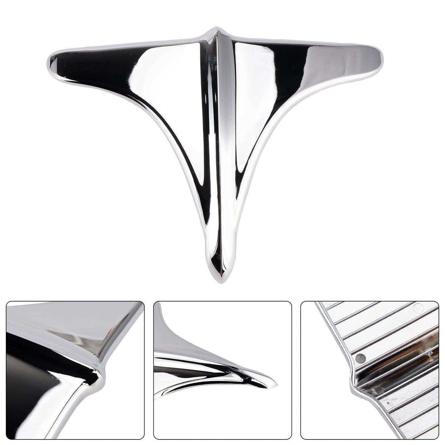 Dettagli in ABS per parafango posteriore e profilo del bordo anteriore per Street Tri Glide 2009-2023