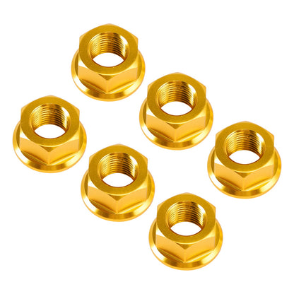6x Dadi per corona posteriore M10 x 1mm per Ducati Panigale V2 V4 V4S 1199 1299 12-24