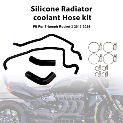 Kit di tubi flessibili in silicone per il liquido di raffreddamento del radiatore della Rocket 3 (2019-2024)