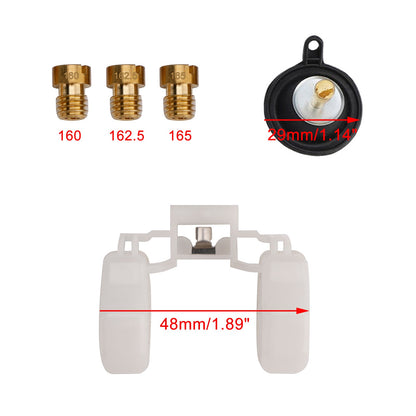 Kit di riparazione e revisione del carburatore per Yamaha SR400 SR500 1992-2000