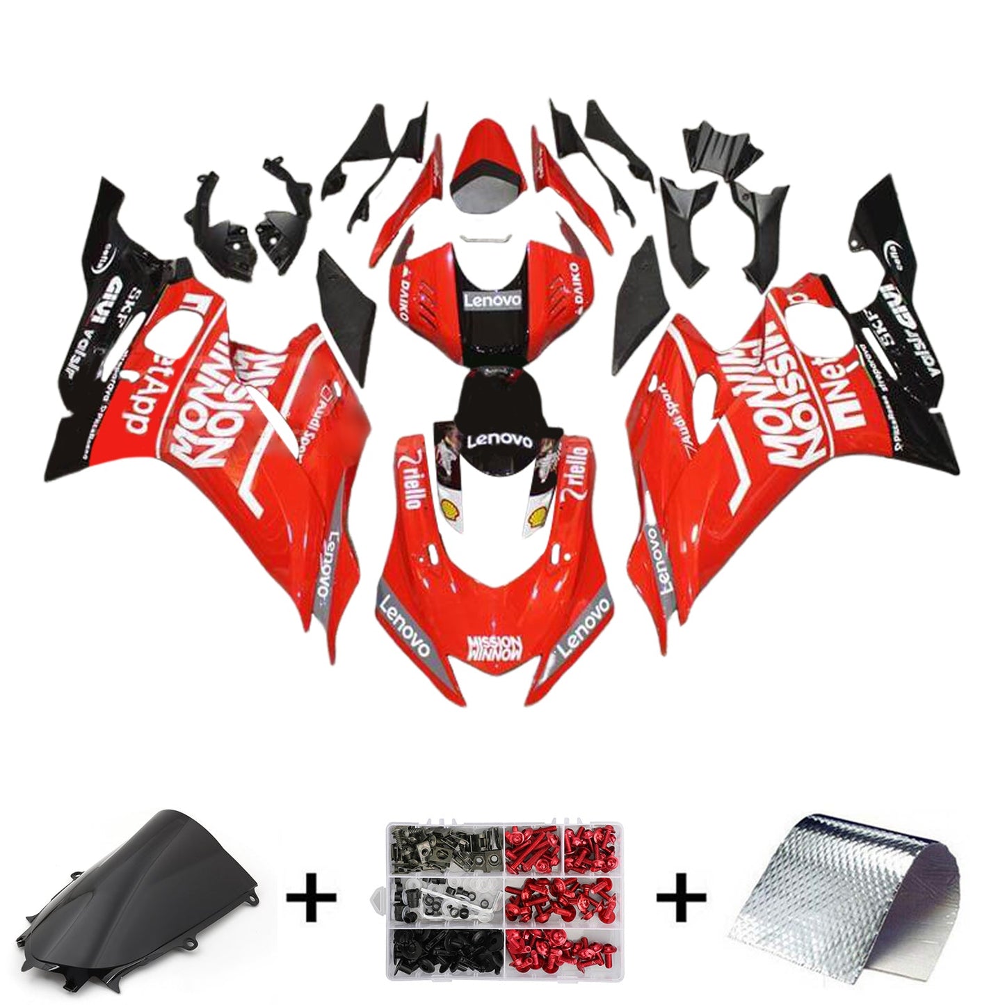 Kit carenatura iniezione Yamaha YZF-R6 2017-2023 Carrozzeria in plastica ABS