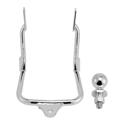 Gancio di traino per rimorchio adatto per Touring Electra Street Glide FLHX 2009-2023 argento