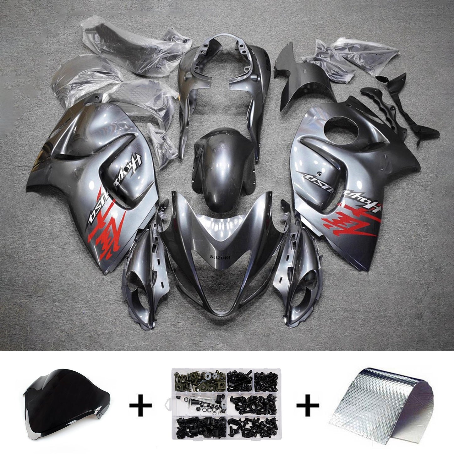 Kit carenatura iniezione plastica ABS per Suzuki Hayabusa GSX1300R 2008-2020